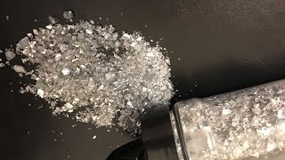 DIY Crushed glitter glass easy fast technique [upl. by Nyrok]