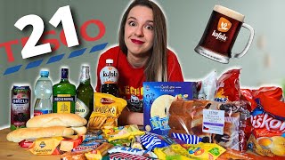 21 Must Try Czech CONVENIENCE Store Snacks amp Drinks [upl. by Htebazila]