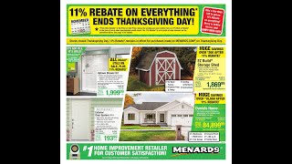 Menards Weekly Ad November 14 – November 27 2024 [upl. by Allekram856]