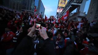 Compilation of Canadas Reactions to Mens Hockey Gold Part 2 of 2 Vancouver 2010 [upl. by Uv]