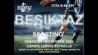 Besiktaz vs Sporting sáb 9 de nov Lomas Estrella [upl. by Johnsten156]