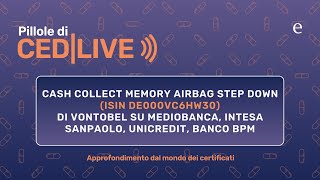 Pillole di CEDLIVE settore bancario barriera 40 Airbag 60 [upl. by Crocker]