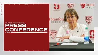 Stanford Womens Basketball Postgame Press Conference  Arizona [upl. by Stacia]