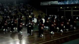 Pipe band in Italy  royal regiment of scotland 79th Farewell to Gibraltar [upl. by Ellerey211]