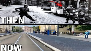 ORIGINAL FOOTAGE Ultimate Then amp Now Compilation Normandy WW2 [upl. by Aivatnuahs877]