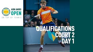 ABN AMRO Open 2024  Qualifying Court 2  Day 1 [upl. by Bernt]