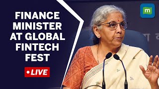 LIVE Finance Minister Nirmala Sitharamans Address At Global Fintech Fest [upl. by Imoyaba]