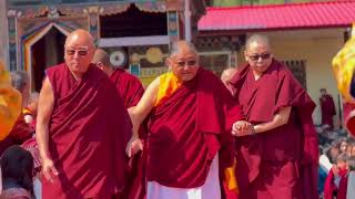 Sakya Gongma Trichen Rinpoche Visit A Bhutan  Himalayan Buddhist Monks [upl. by Harlie]