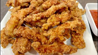 KFC Style Crispy Chicken Strips  Zinger Strips Chicken Tenders RecipeEasy Chicken Fingers [upl. by Yatzeck]