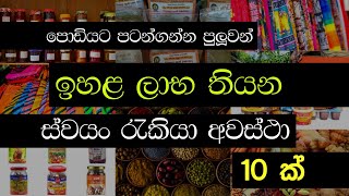 ස්වයං රැකියා අවස්ථා 10 ක්  10 selfemployment opportunities sinhala 01 [upl. by Gilemette]