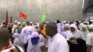 Hajj 2013  Mina  Stoning the Small Jamarah [upl. by Caras]