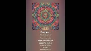 Dostluk… şarkı dostluk spotify sunoai müzik yapayzeka [upl. by Berhley]