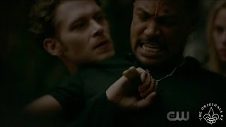 The Originals 4x02 Elijah amp Marcel fight Freya frees Klaus [upl. by Uund470]