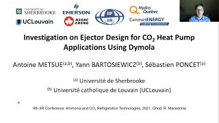 Investigation on Ejector Design for CO2 Heat Pump Applications Using Dymola [upl. by Koss828]