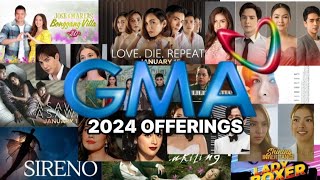 MGA KUMPIRMADONG UPCOMING GMA SHOWS amp MOVIES SA KAPUSO NETWORK NGAYONG 2024 PANUORIN [upl. by Anaeerb64]