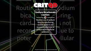 Sodium Bicarbonate Caution [upl. by Keavy]