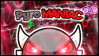 ⭐quotPYROMANIACquot by Glittershroom amp More 100 Insane Demon 🔥 Geometry Dash [upl. by Anirt]