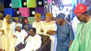 EBENEZER OBEY OBASANJO AT OBA TEJUOSO 35 YEARS ON THE THRONE [upl. by Evets]