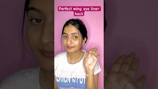 Best way to apply wing eye liner beauty hacks eyeliner makeup tutorial [upl. by Sternick49]