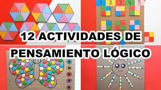 12 ACTIVIDADES DIVERTIDAS DE PENSAMIENTO LÓGICO [upl. by Reckford]