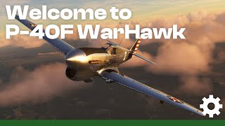 Welcome to the P40F WarHawk for Microsoft Flight Simulator [upl. by Winnah]