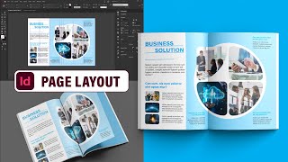 How to Page Layout Design in Adobe InDesign CC 2022  Graphic Design Tutorials [upl. by Sitra19]