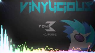 MLP DJ PON3 ♫Vinylicious♫ HD Visuals 200 subs D [upl. by Ahsatsana]