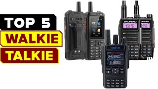 Top 5 Walkie Talkies 2024  Stay Connected Anywhere Reviews amp Range Tests [upl. by Dang]