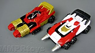 Super Megaforce Delta Runner amp ZEO Racer Zord Review Power Rangers [upl. by Goldman]