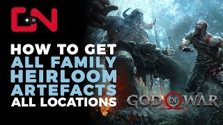 God of War Family Heirloom Artefacts Locations amp Where to find them [upl. by Tamra690]