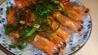 Steamed Garlic Prawns with Vermicelli Chinese Style [upl. by Sabrina375]