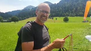 Ottonormalflieger Paragliding Rückwärts Aufziehen mal anders [upl. by Halludba]