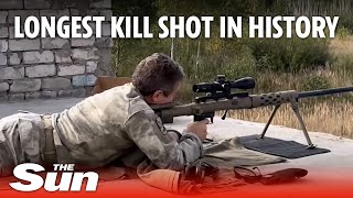 Ukraines Horizons Lord Sniper makes longest range kill shot in history [upl. by Fachini]