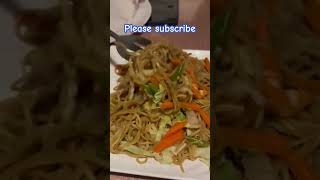 Delicious stir fried noodles shorts [upl. by Hanafee729]