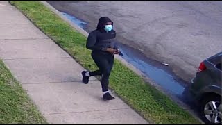 Watch Suspect sought in brazen deadly Philadelphia shooting [upl. by Anieral]