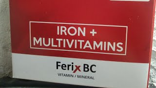 FeriX BC MULTIVITAMINS  IRON [upl. by Adnolor]