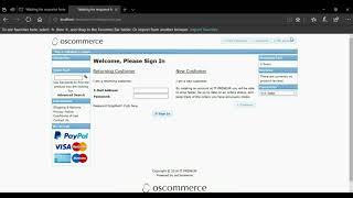 Tutorial osCommerce PART 1 [upl. by Arriaet]