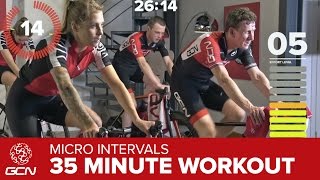 Fast Fitness Workout  High Intensity 35 Minute Indoor Cycling Training [upl. by Tiffi309]