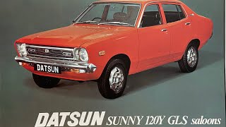 Datsun Sunny 120Y 1977 review [upl. by Osithe797]