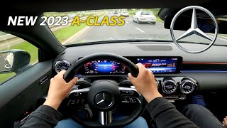 2023 Mercedes AClass 163HP  CITY DRIVE POV by MampM Classics  A200 AMG LINE NEW FACELIFT [upl. by Auhel885]