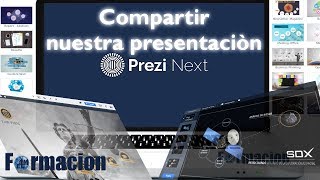 Manual Prezi Next 9 Compartir nuestra presentacion [upl. by Shalom]