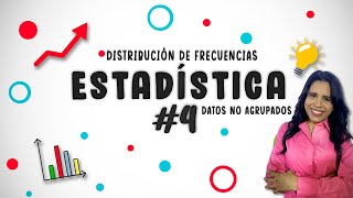 Distribución de frecuencias para DATOS NO AGRUPADOS [upl. by Harihat48]