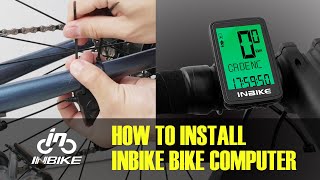 INBIKE Bike Computer InstallationHow to Install Wireless Bicycle Computer with Cadence Sensor [upl. by Yance700]