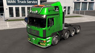 ETS 2 v152 \ Truck MAN F2000 EVO by XBS v18 \ Euro Truck Simulator 2 version 152 [upl. by Hameean]