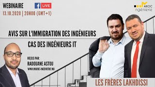 Avis sur limmigration des ingénieurs marocains [upl. by Itisahc]