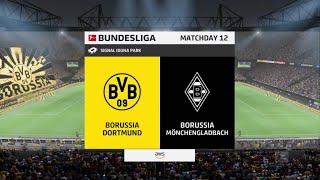 BUNDESLIGA  Borussia Dortmund vs Borussia Mönchengladbach  Matchday 12 [upl. by Lili]