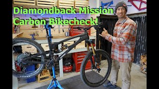 Diamondback Mission Carbon Dream Build Bikecheck [upl. by Abita]