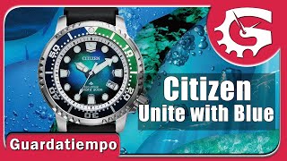 Este DIVER CITIZEN en EDICIÓN LIMITADA te va a ENCANTAR Citizen Promaster Dive Unite with Blue [upl. by Nodanrb943]