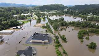 Heavy Rainfall Causes Flooding in Vermont [upl. by Aemat]