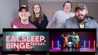 Jordindian  Eat Sleep Binge Repeat Official Music Video REACTION [upl. by Ocnarf]